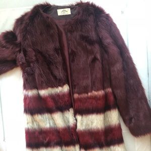 Faux Fur Long Coat